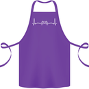 Gaming ECG Controller Video Games Console Cotton Apron 100% Organic Purple