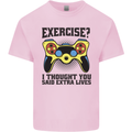 Gaming I Thought Said Extra Lives Gamer Mens Cotton T-Shirt Tee Top Light Pink