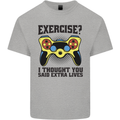 Gaming I Thought Said Extra Lives Gamer Mens Cotton T-Shirt Tee Top Sports Grey