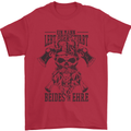 German Viking Mens T-Shirt 100% Cotton Red