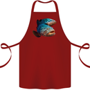 Goliath Fish Fishing Fisherman Cotton Apron 100% Organic Maroon
