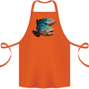 Goliath Fish Fishing Fisherman Cotton Apron 100% Organic Orange