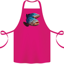 Goliath Fish Fishing Fisherman Cotton Apron 100% Organic Pink
