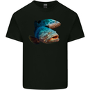 Goliath Fish Fishing Fisherman Mens Cotton T-Shirt Tee Top Black