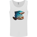 Goliath Fish Fishing Fisherman Mens Vest Tank Top White