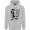 Goth Mum Like a Regular but Spookier Gothic Mens 80% Cotton Hoodie Sports Grey