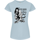 Goth Mum Like a Regular but Spookier Gothic Womens Petite Cut T-Shirt Light Blue