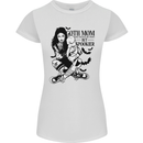 Goth Mum Like a Regular but Spookier Gothic Womens Petite Cut T-Shirt White