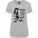Goth Mum Like a Regular but Spookier Gothic Womens Wider Cut T-Shirt Sports Grey