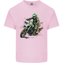 Graffiti Motorcross MotoX Motorbike Biker Kids T-Shirt Childrens Light Pink