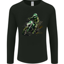 Graffiti Motorcross MotoX Motorbike Biker Mens Long Sleeve T-Shirt Black