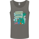 Grandma-saurus Funny Dinosaur Grandkids Mens Vest Tank Top Charcoal