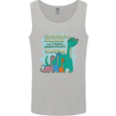 Grandma-saurus Funny Dinosaur Grandkids Mens Vest Tank Top Sports Grey