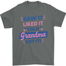 Grandma Spoilt Grandkids Funny Mens T-Shirt 100% Cotton Charcoal