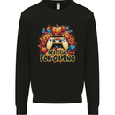 Grateful For Gaming Thanksgiving Video Games Mens Sweatshirt Jumper Black