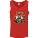 Grateful For Gaming Thanksgiving Video Games Mens Vest Tank Top Red