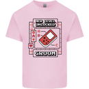 Groom New Level Unlocked Funny Marriage Mens Cotton T-Shirt Tee Top Light Pink