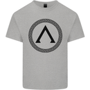 Gym Lambda Symbol Bodybuilding Training Mens Cotton T-Shirt Tee Top Sports Grey