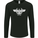Gym SPQR Training Bodybuilding Mens Long Sleeve T-Shirt Black