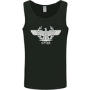 Gym SPQR Training Bodybuilding Mens Vest Tank Top Black