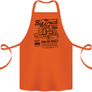 HGV Driver Big Truck Lorry Cotton Apron 100% Organic Orange