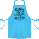 HGV Driver Big Truck Lorry Cotton Apron 100% Organic Turquoise