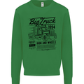 HGV Driver Big Truck Lorry Kids Sweatshirt Jumper Irish Green