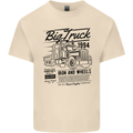 HGV Driver Big Truck Lorry Mens Cotton T-Shirt Tee Top Natural