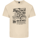 HGV Driver Big Truck Lorry Mens Cotton T-Shirt Tee Top Natural