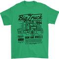 HGV Driver Big Truck Lorry Mens T-Shirt 100% Cotton Irish Green