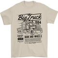 HGV Driver Big Truck Lorry Mens T-Shirt 100% Cotton Sand