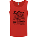 HGV Driver Big Truck Lorry Mens Vest Tank Top Red