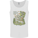 Happiness is Hiking With My Dog Mens Vest Tank Top White