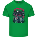 Haunted House Halloween Ghosts Spooks Mens Cotton T-Shirt Tee Top Irish Green