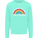 Hello Mama & Papa Im a Gaysian LGBT Kids Sweatshirt Jumper Peppermint