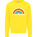 Hello Mama & Papa Im a Gaysian LGBT Kids Sweatshirt Jumper Yellow