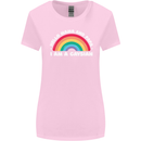 Hello Mama & Papa Im a Gaysian LGBT Womens Wider Cut T-Shirt Light Pink