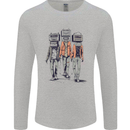 Hi-Fi Head Obscure Music Mens Long Sleeve T-Shirt Sports Grey