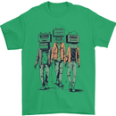 Hi-Fi Head Obscure Music Mens T-Shirt 100% Cotton Irish Green