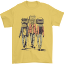 Hi-Fi Head Obscure Music Mens T-Shirt 100% Cotton Yellow