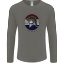 Holland Bodybuilding Flag Gym Training Dutch Mens Long Sleeve T-Shirt Charcoal