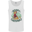Hoppy Christmas Funny Kangaroo Xmas Mens Vest Tank Top White