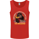 Human to Monkey in 10 Beers Funny Alcohol Mens Vest Tank Top Red