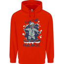 I Am the Avalanche Funny Snowboarding Childrens Kids Hoodie Bright Red