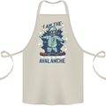 I Am the Avalanche Funny Snowboarding Cotton Apron 100% Organic Natural