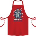 I Am the Avalanche Funny Snowboarding Cotton Apron 100% Organic Red