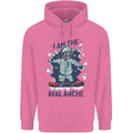 I Am the Avalanche Funny Snowboarding Mens 80% Cotton Hoodie Azelea