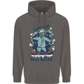 I Am the Avalanche Funny Snowboarding Mens 80% Cotton Hoodie Charcoal