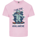 I Am the Avalanche Funny Snowboarding Mens Cotton T-Shirt Tee Top Light Pink