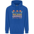 I Believe in Holding Grudges Funny Quote Childrens Kids Hoodie Royal Blue